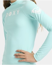 Roxy - Girls 4 to 16 Girl Heater Long Sleeve Lycra Rash Vest