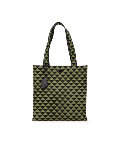 Pre-Loved by Azura Reborn - Pre-Loved Jacquard Triangolo Symbole Shopping Tote