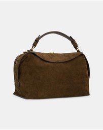 Oroton - Mica Large Bowler Suede