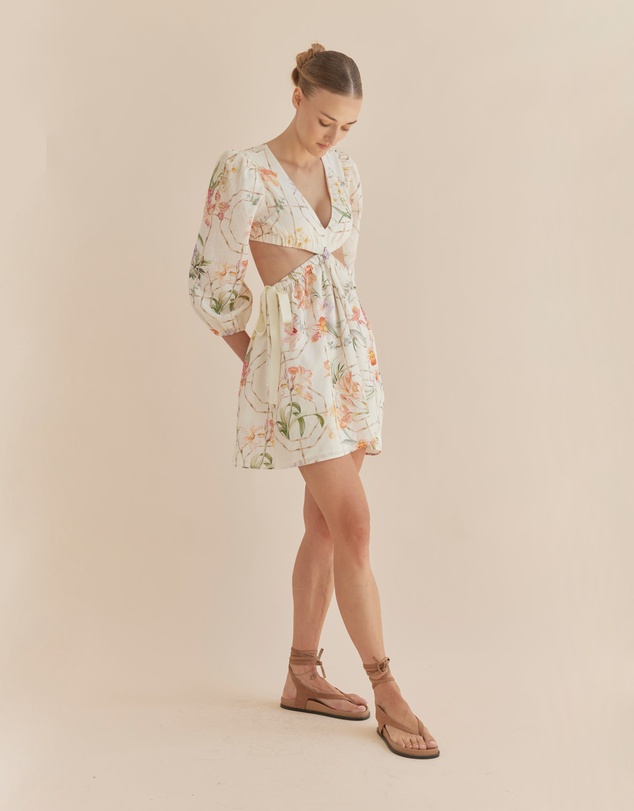 Amelius - Orangerie Long Sleeve Mini Dress