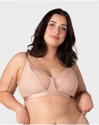 Hotmilk Maternity Lingerie - Flawless Full Cup Plunge Nursing Bra - Wirefree