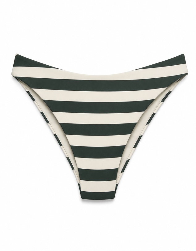 BONDI BORN - Leya Bikini Bottom - Forest Stripe (Embodee™)