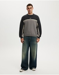 Cotton On - Panelled Crew Knit