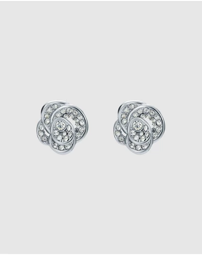 Ted Baker - Florine Crystal Flower Stud Earrings