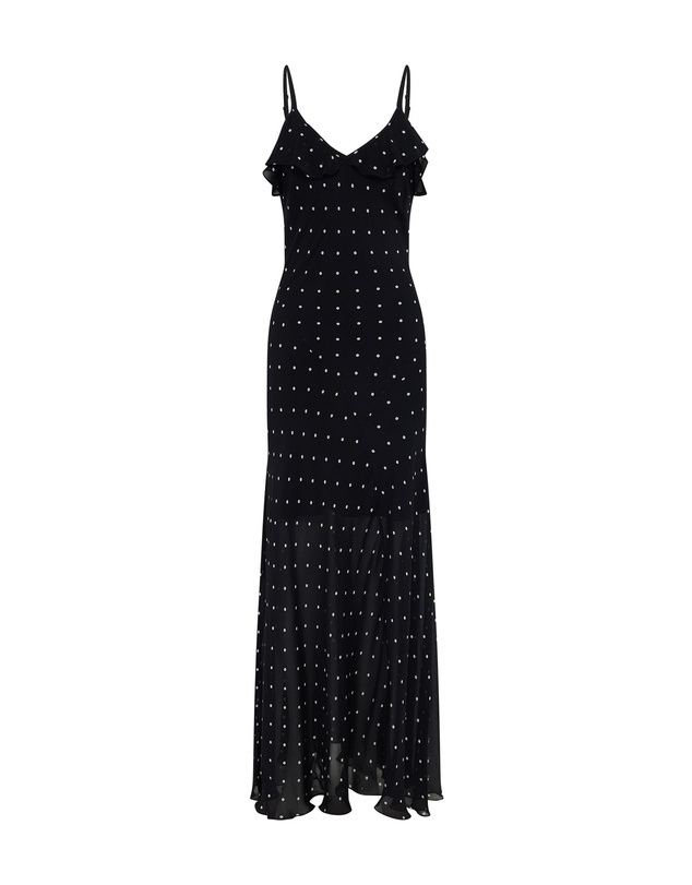 Oxford - Georgia Georgette Polka Dot Dress