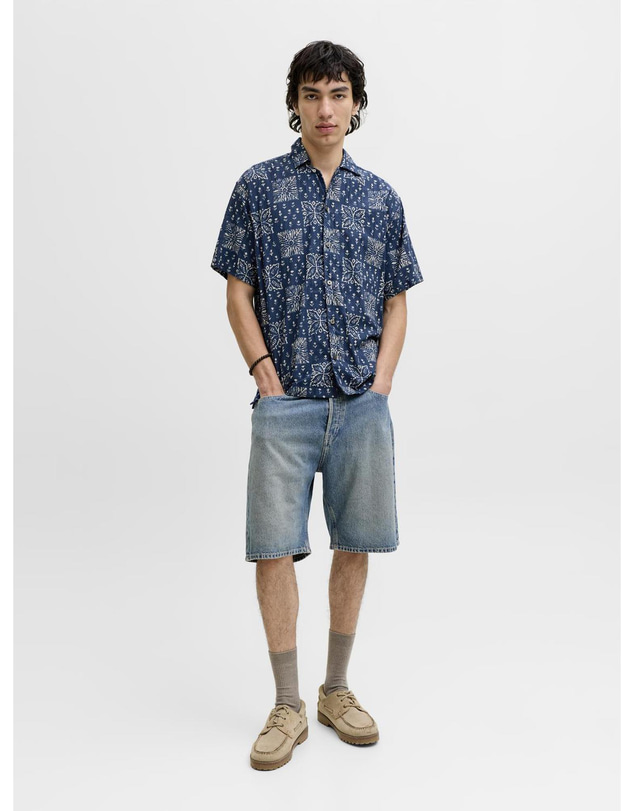 Jack & Jones - Lyon Printed Dobby S/S Shirts
