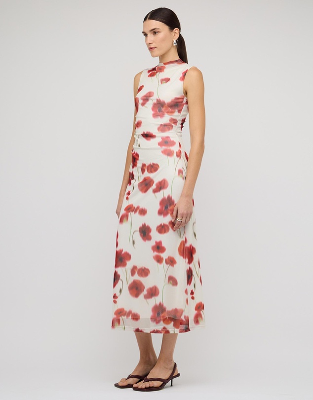 Staple the Label - Lumi Mesh Midi Dress