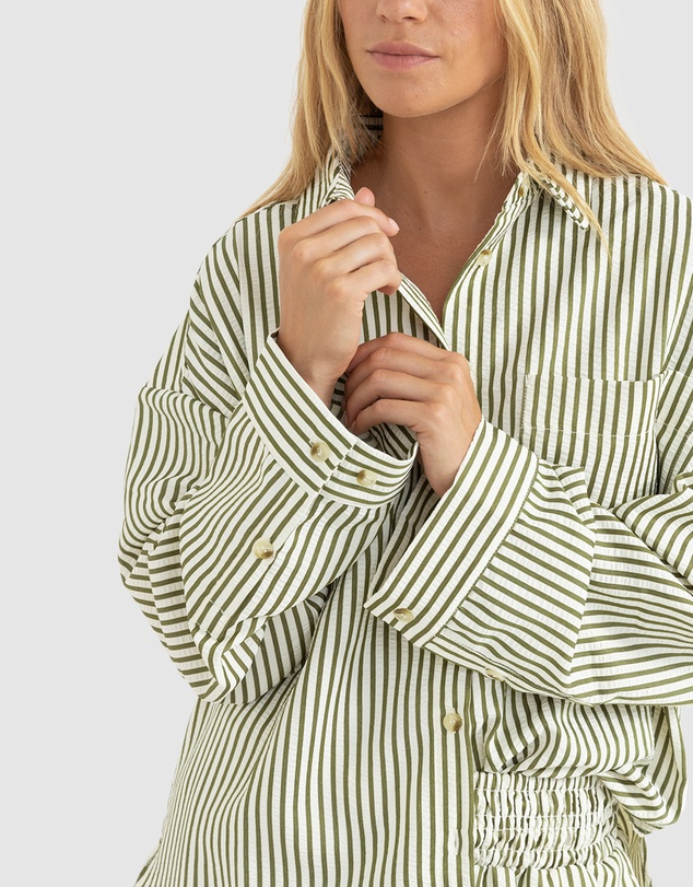 Rhythm - Cove Stripe Long Sleeves Shirt