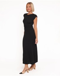 Petal & Pup - Alberta Midi Dress - Black