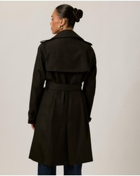 Tussah - Ada Double Breasted Belted Trench Coat