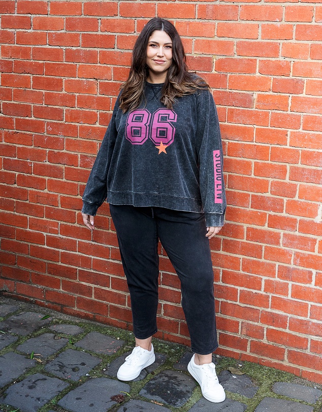Love Your Wardrobe - LYW & Co Multi Print Sweat Top