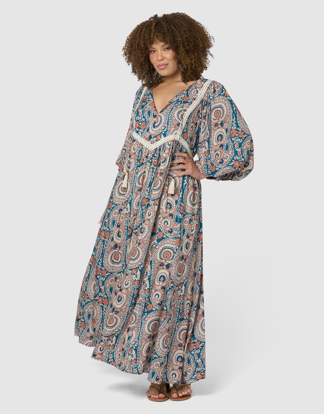 The Poetic Gypsy - Aqua Breeze Maxi Dress