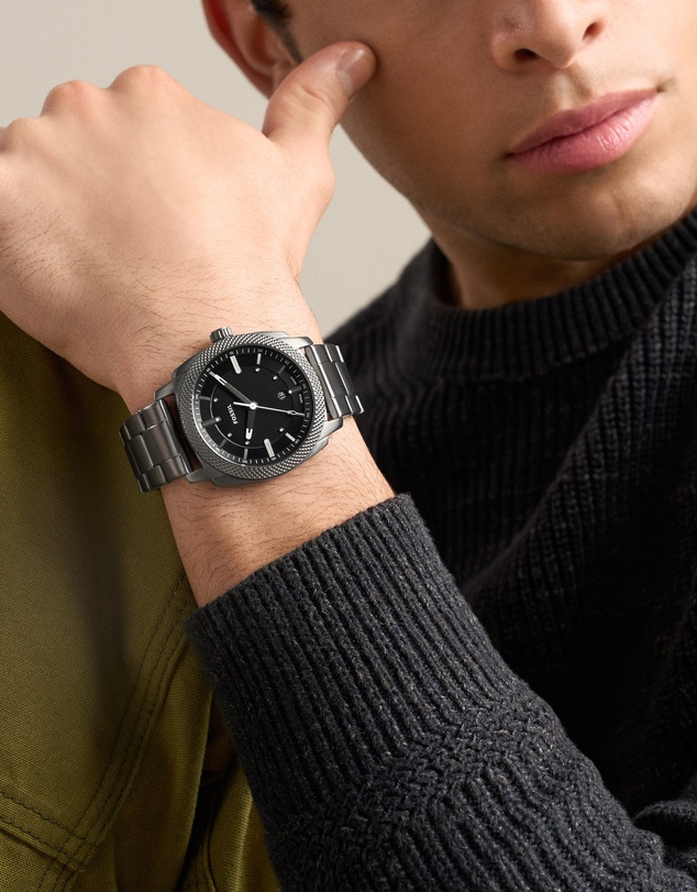 Fossil - Machine Gun-Metal Analogue Watch