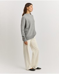 Toorallie - Drop Shoulder Mock Neck