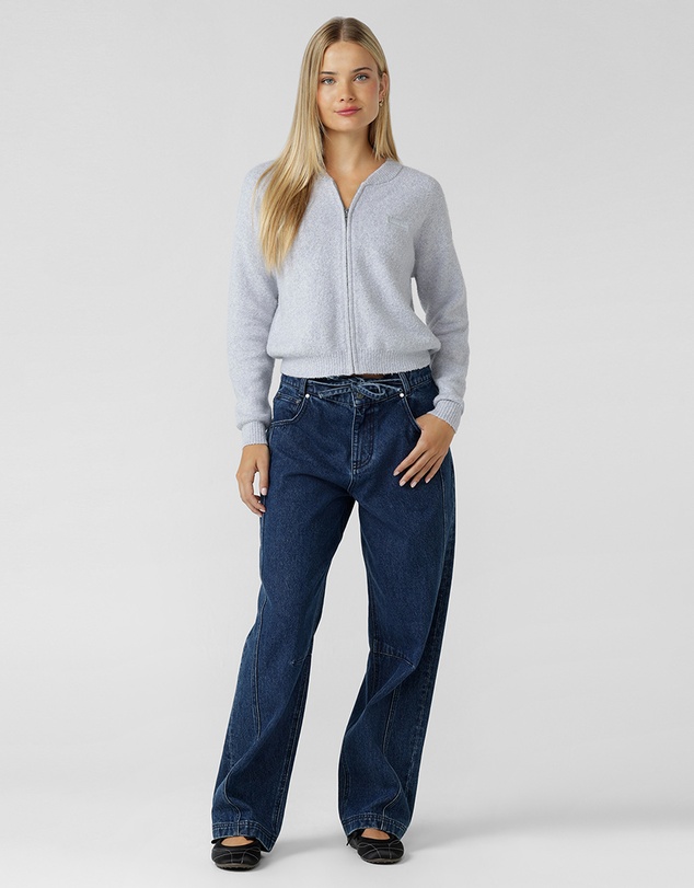 Lorna Jane - Boucle Knit Bomber Jacket