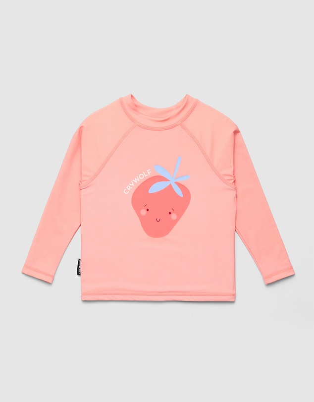 Crywolf - BABY RASH VEST Summer Strawberry