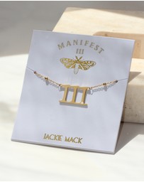 Jackie Mack - Manifest Necklace Angel Number 111