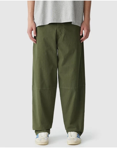 Bassike - Slouch Ripstop Adjustable Pants