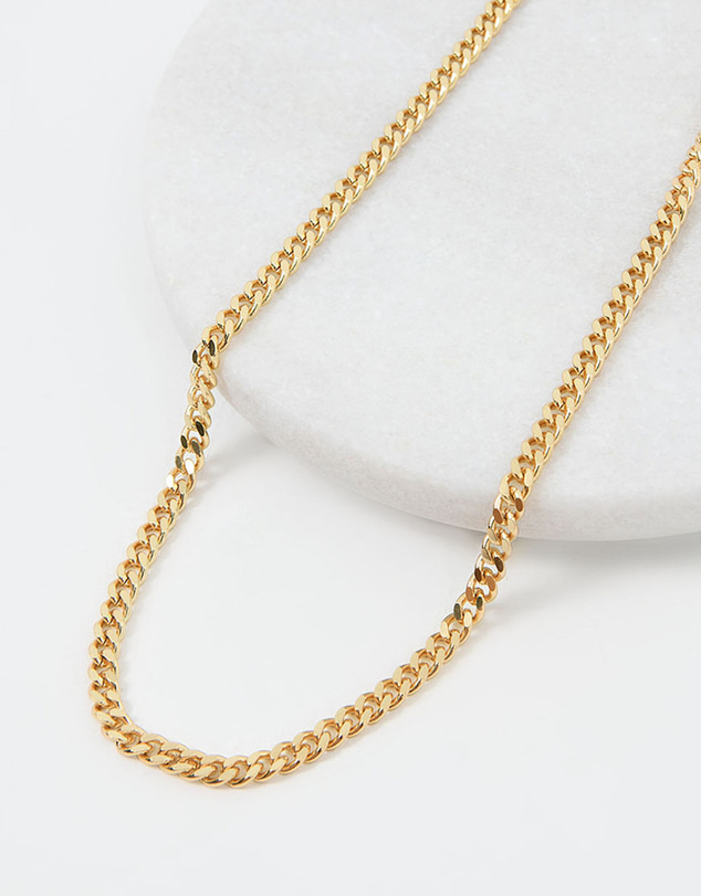 Forcast - Olive 16k Gold Plated Necklace