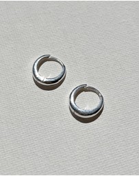 SAINT VALENTINE - Positano Mini Hoops - Silver