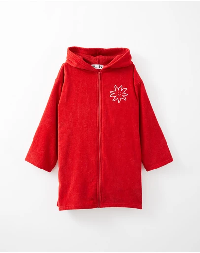 Cotton On Kids - Kids Zip Thru Hooded Towel