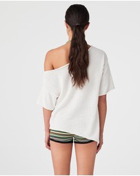Arcaa - Alyia Asymmetrical Knit Tee