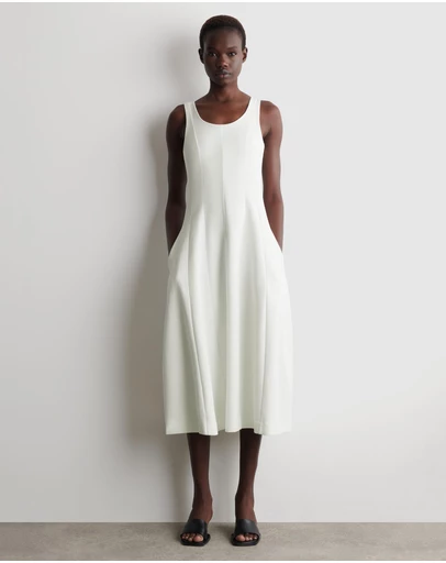 COS - Sculpted Cotton Midi Dress