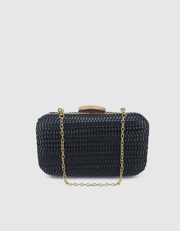 Izoa - Sophia Woven Clutch