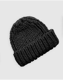 Belle & Bloom - Winter's Kiss Beanie - Black