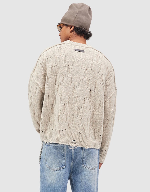 Represent - Distress Knit Sweater