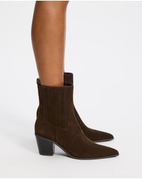 Atmos&Here - Juno Cowboy Ankle Boots