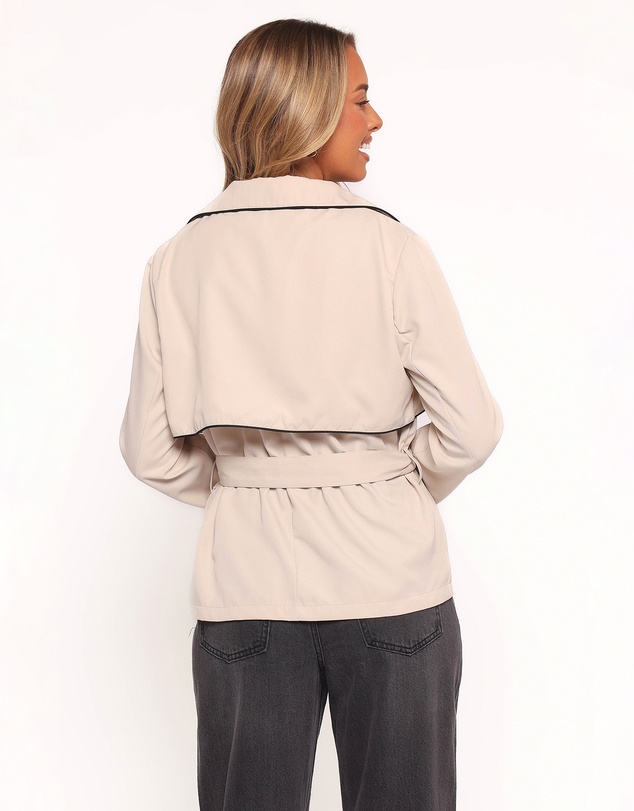 Petal & Pup - Franklin Cropped Trench - Ecru