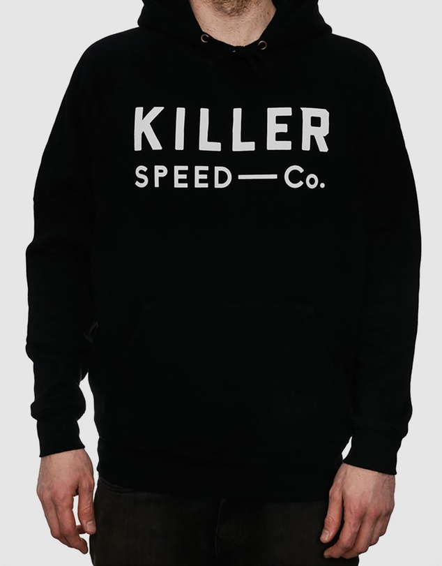 Killer Speed Co. - Killer Speed Co. Men Logo Pullover Hooded Sweaterblack Jumper Black 
