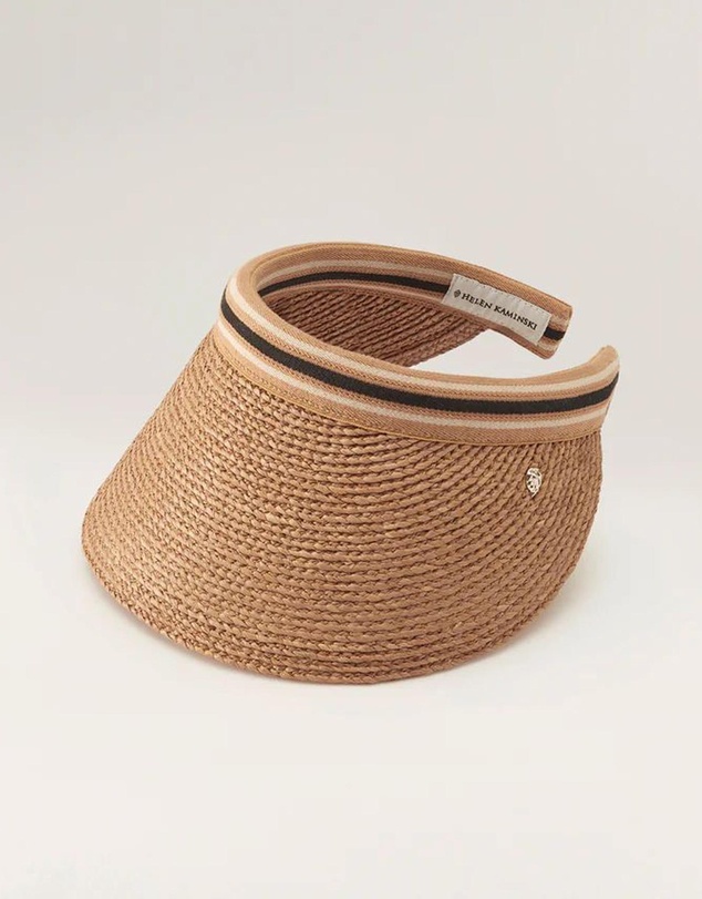 Helen Kaminski - Bianca 12 Raffia Stripe Visor