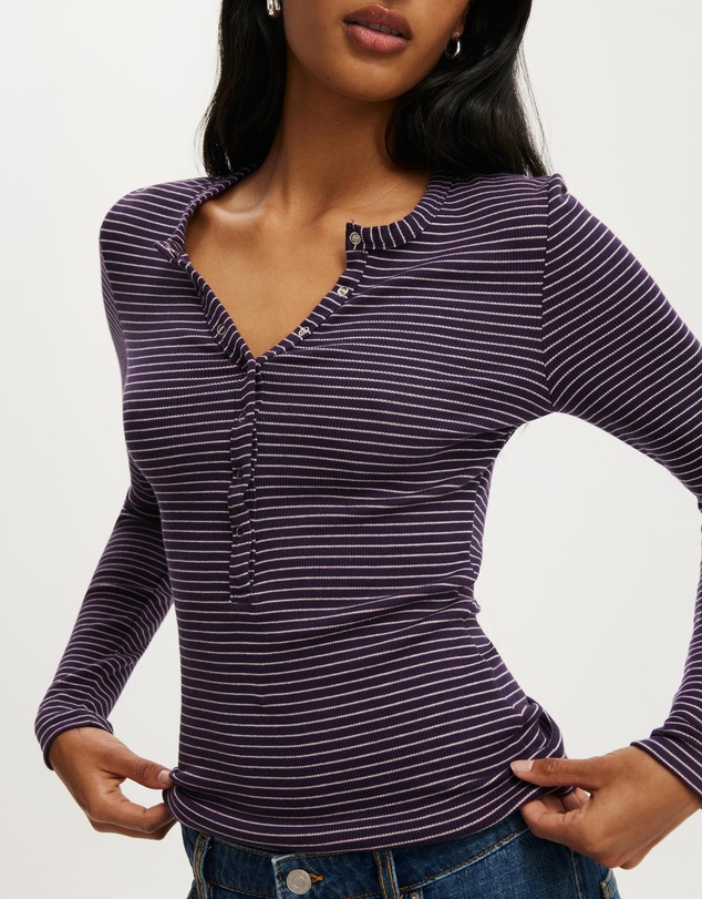 Cotton On - Blake Henley Long Sleeve Top