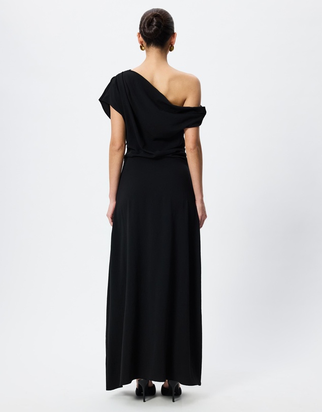 Tussah - Natalia Asymmetrical Neckline Maxi Dress