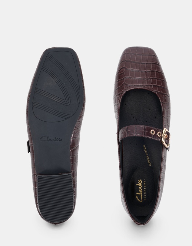 Clarks - Maria Brown Croc