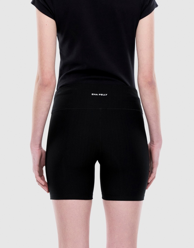 ENA PELLY - Athleisure Rib Bike Shorts