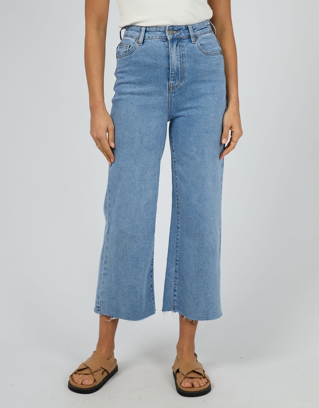 All About Eve - Charlie High Rise Wide Leg Jean Heritage Denim