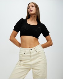 MSCHF - Puff Sleeve Knit Top