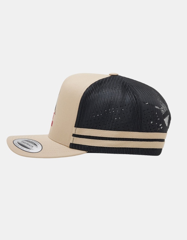 Great Northern Brewing Co - Flexfit Striped Trucker Cream/Black