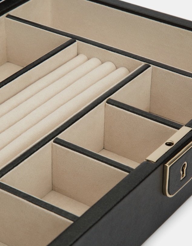 Wolf - Wolf Palermo Medium Jewellery Box Black