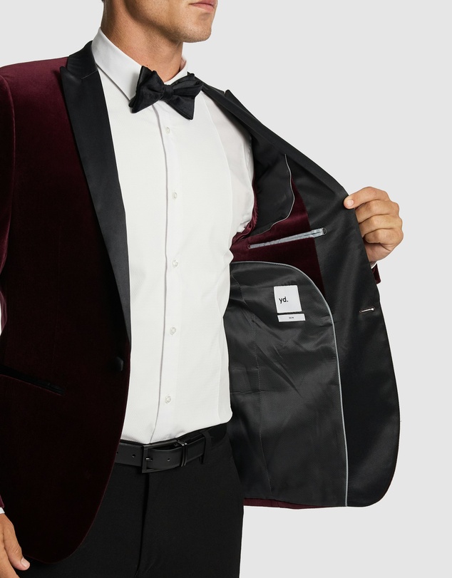 yd. - Milan Velvet Tuxedo Jacket
