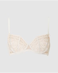 Ann Summers - Caged Lace Non Pad Balcony Bra