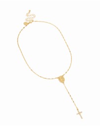 Lovisa - Gold Plated Diamante Cross Y-Necklace