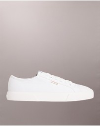 Calvin Klein - Alvaro Cotton Canvas Logo Trainers