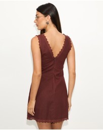 Dazie - Weekend Wine Mini Dress