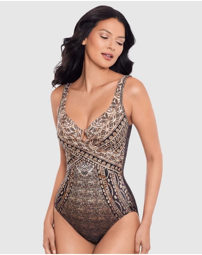 Miraclesuit Swimwear  - Cappadocia Criss Cross Escape Underwired Shaping Swimsuit