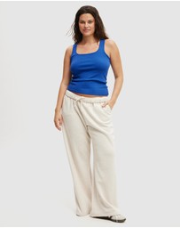 Cotton On - Classic Fleece Wide Leg Sweatpants
