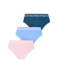 City Chic - Iris 3 Pack Cotton Cheeky Panty